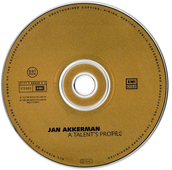 Jan Akkerman : A Talent's Profile (CD, Comp)