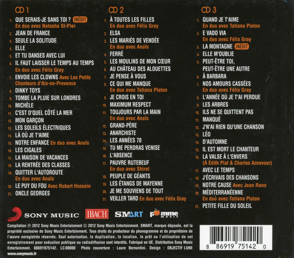 Didier Barbelivien : Best Of 3 CD (3xCD, Comp)