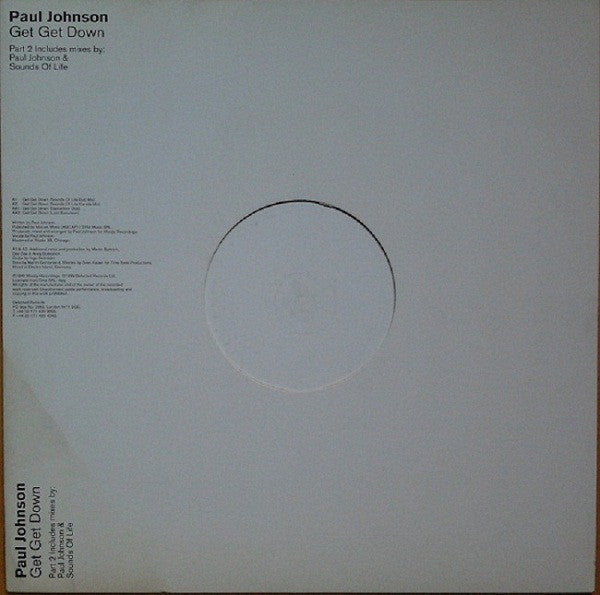 Paul Johnson : Get Get Down (Part 2) (12")