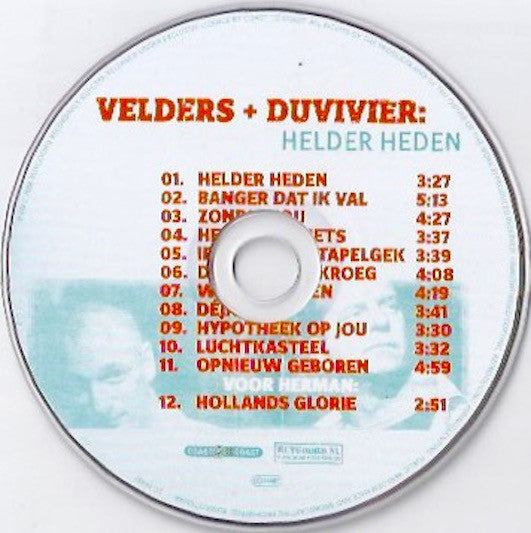Velders + Duvivier : Helder heden (CD, Album)