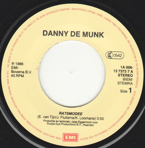 Danny De Munk : Ratsmodee (7")