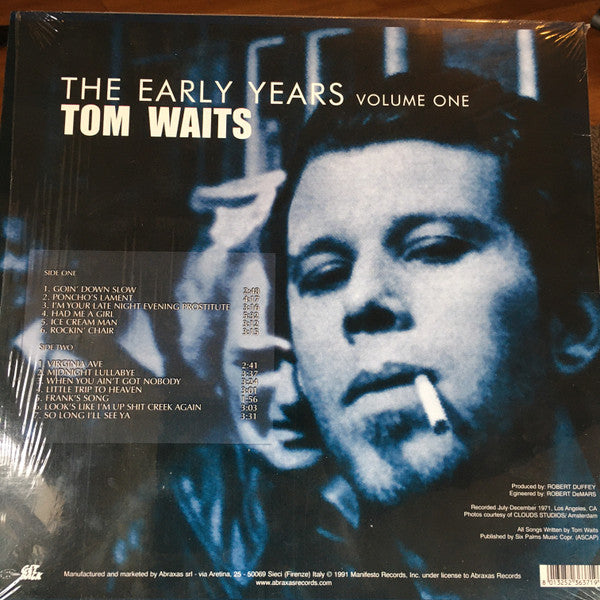 Tom Waits : The Early Years Volume One (LP, Comp, RE, 180)