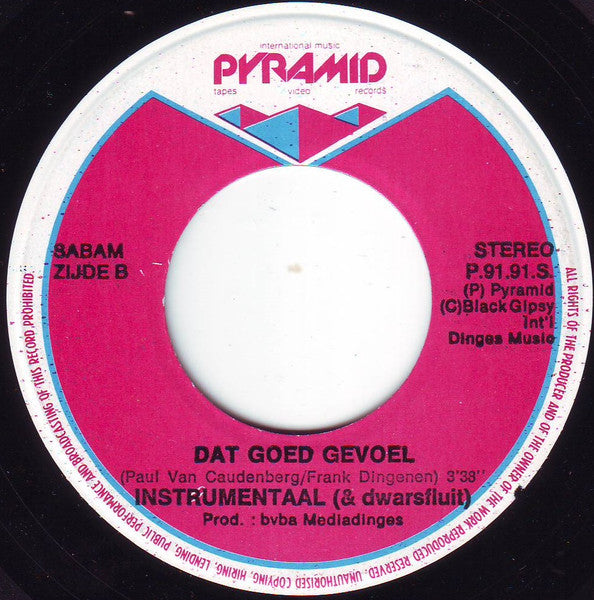 Frank Dingenen & Niels William : Dat Goed Gevoel (7", Single)