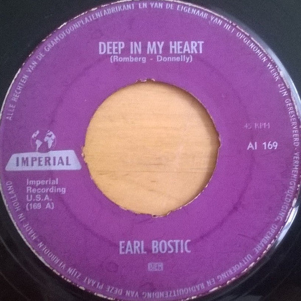 Earl Bostic : Deep In My Heart / El Choclo Bossa Nova (7")