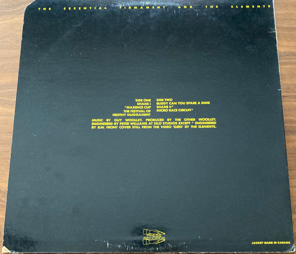 Firmament And The Elements : The Essential Firmament And The Elements (12")