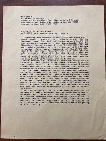 Firmament And The Elements : The Essential Firmament And The Elements (12")