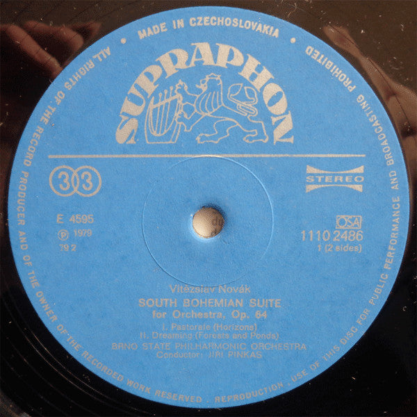 Vítězslav Novák - Brno State Philharmonic Orchestra, Jiří Pinkas : South Bohemian Suite / Maryša Overture (LP)