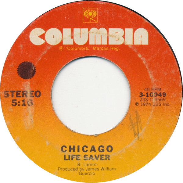 Chicago (2) : Wishing You Were Here (7", Single, Styrene, Ter)