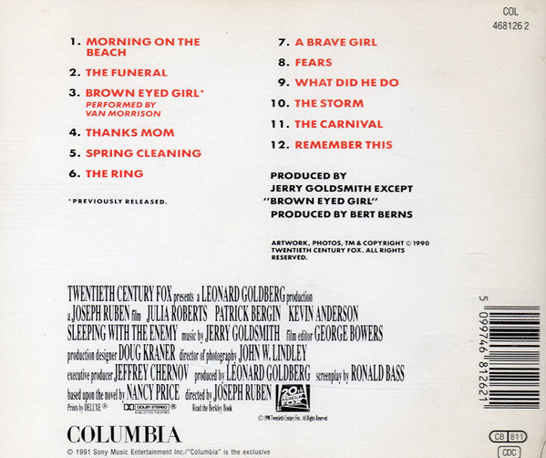 Jerry Goldsmith : Sleeping With The Enemy (Original Motion Picture Soundtrack) (CD, Album)