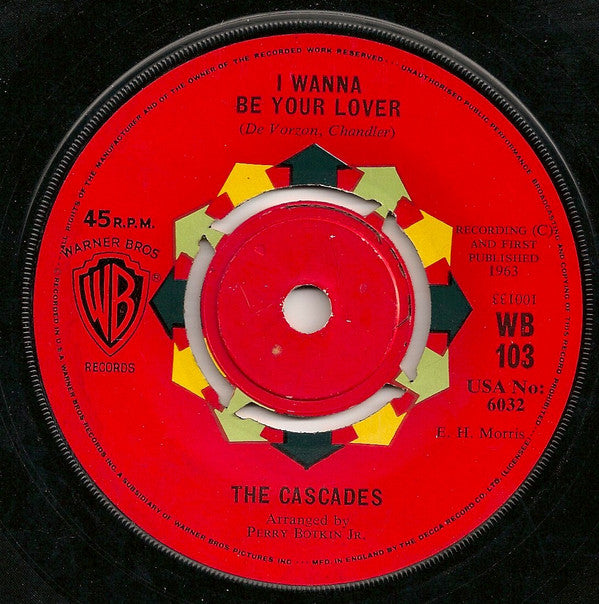 The Cascades (2) : I Wanna Be Your Lover (7", Single)