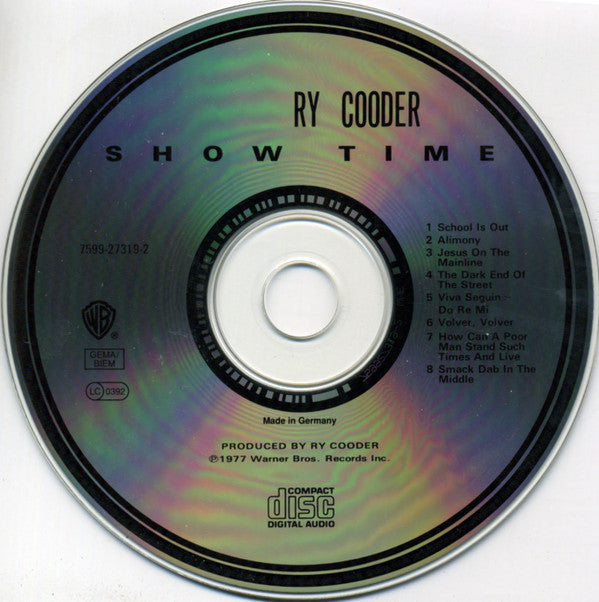 Ry Cooder : Show Time (CD, Album, RE)