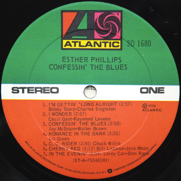 Esther Phillips : Confessin' The Blues (LP, Album, RI)