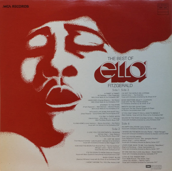 Ella Fitzgerald : The Best Of Ella Fitzgerald (2xLP, Comp)