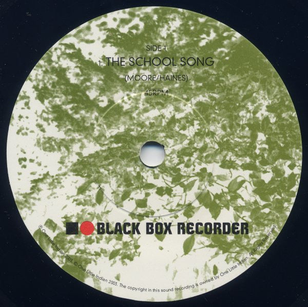 Black Box Recorder : The School Song (7", Single)