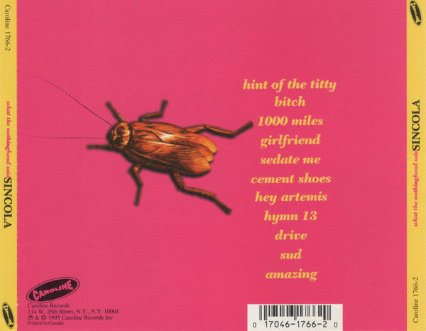 Sincola : What The Nothinghead Said (CD, Album)