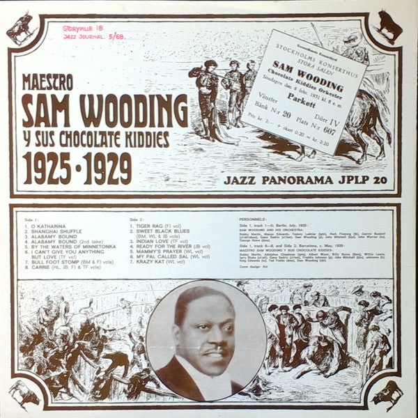 Sam Wooding And His Chocolate Kiddies : 1925-1929 (LP, Comp)