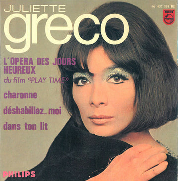 Juliette Gréco : L'Opéra Des Jours Heureux (7", EP, Mono)