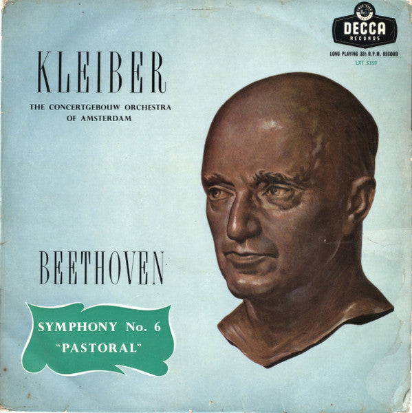 Ludwig van Beethoven - Erich Kleiber, Concertgebouworkest : Symphony No. 6 "Pastoral" (LP, Mono, RE)