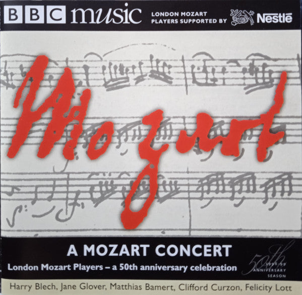 London Mozart Players : A Mozart Concert: A 50th Anniversary Celebration (CD, Comp, RM)