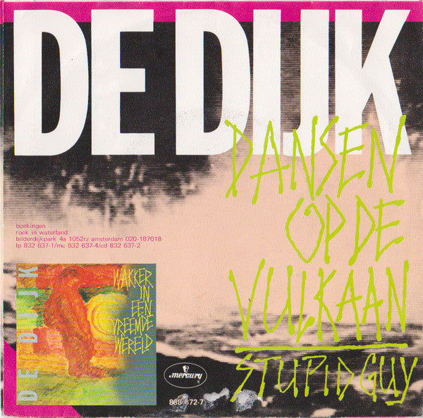 De Dijk : Dansen Op De Vulkaan (7", Single)