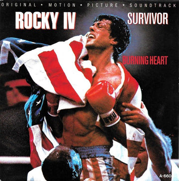 Survivor : Burning Heart (7", Single)