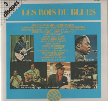 Various : Les Rois Du Blues (3xLP, Comp, RE, Box)