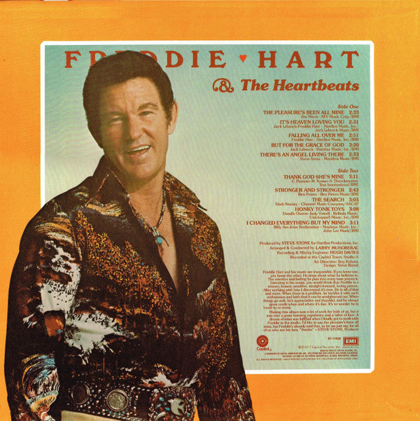 Freddie Hart And The Heartbeats : The Pleasure's Been All Mine (LP, Album)