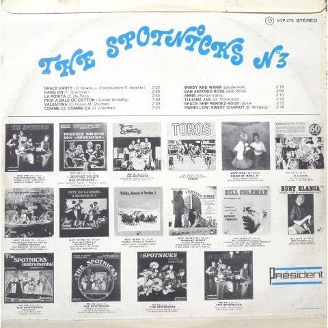 The Spotnicks : N°3 (LP, Album, RE)