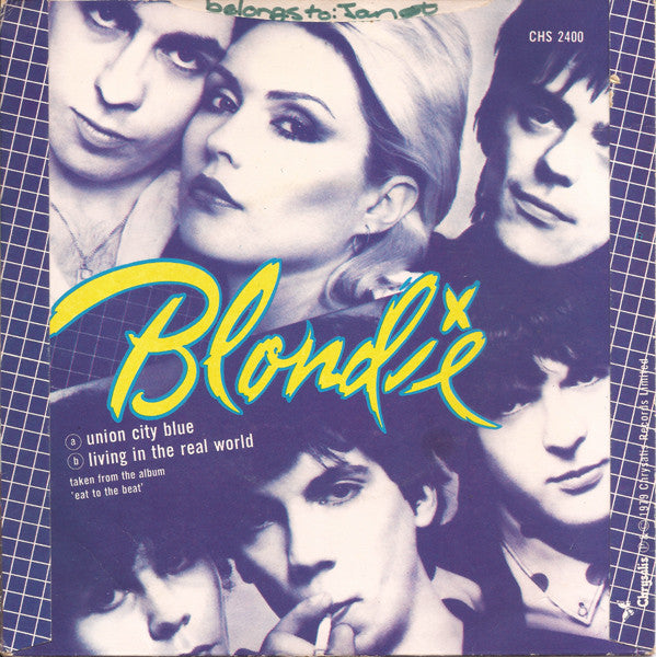Blondie : Union City Blue (7", Single, Sil)