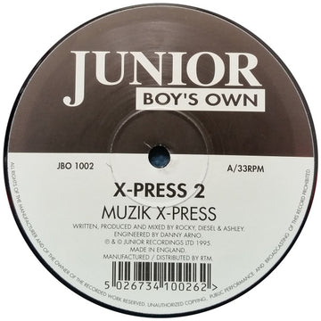 X-Press 2 : Muzik X-Press / London X-Press (12")