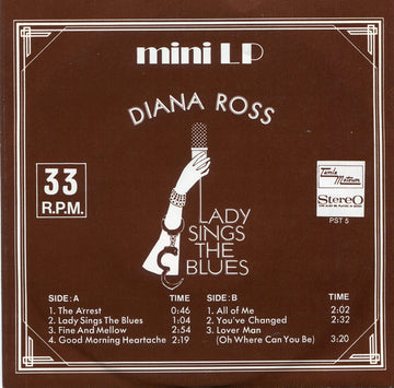 Diana Ross : Lady Sings The Blues (7", MiniAlbum)