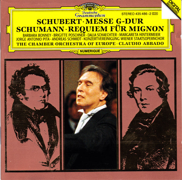 Franz Schubert / Robert Schumann - Barbara Bonney, The Chamber Orchestra Of Europe, Claudio Abbado : Schubert: Mass in G Major, Schumann: Requiem For Mignon  (CD, Album)