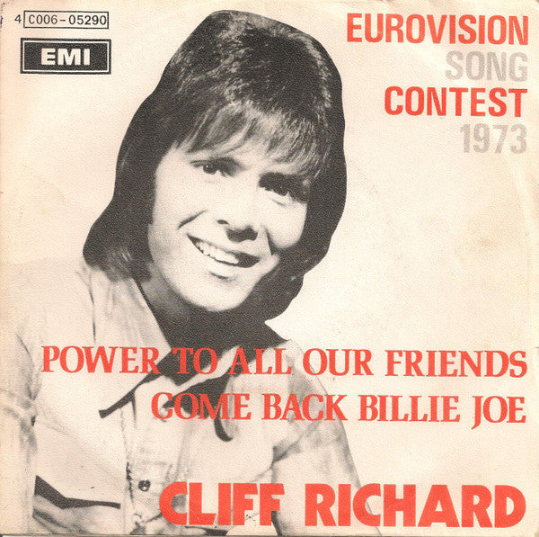 Cliff Richard : Power To All Our Friends (7", Single)