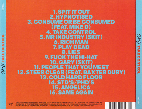 Slaves (3) : Take Control (CD, Album)