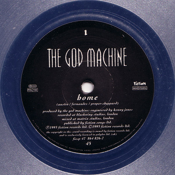 The God Machine : Home (7", Single, Ltd, Num, Sil)