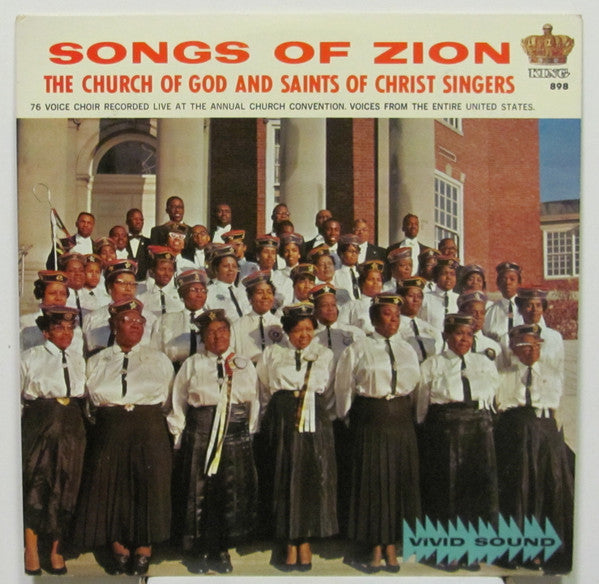 The Church Of God And Saints Of Christ Singers : Songs Of Zion (LP, Album, Mono)
