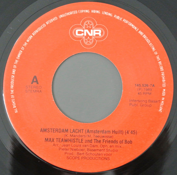Max Teawhistle : Amsterdam Lacht (7", Single)