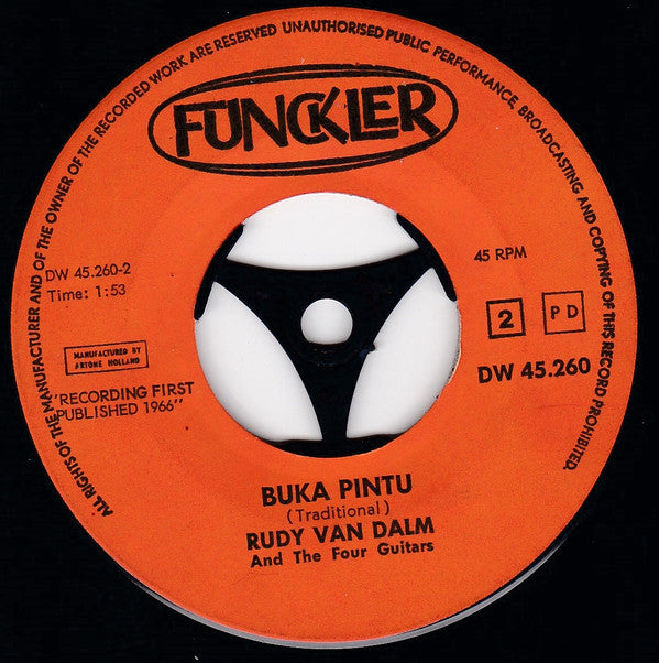 Rudi van Dalm : Pengajun è Pengajun / Buka Pintu  (7", Single)