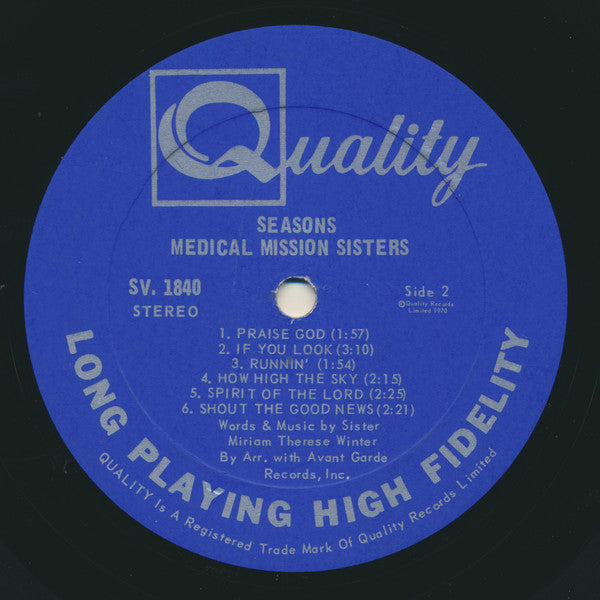 The Medical Mission Sisters* : Seasons (LP, Album)