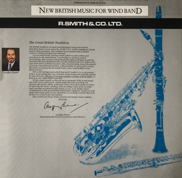 Various : New British Music For Wind Band (LP, Album, Promo)