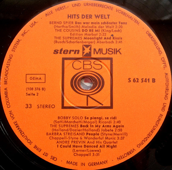 Various : Hits Der Welt (LP, Comp)