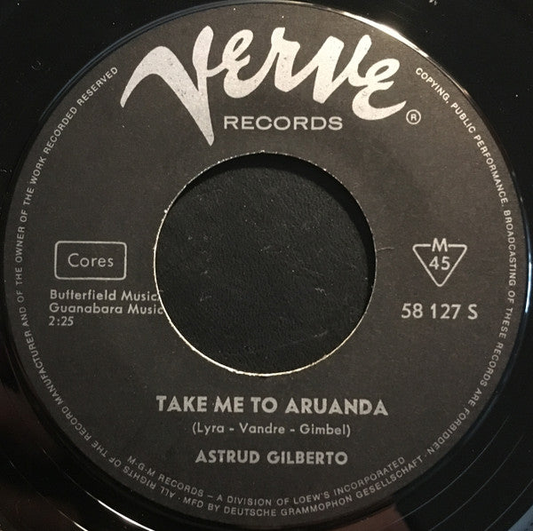 Astrud Gilberto : The Shadow Of Your Smile (7", Mono)