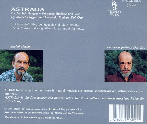 Michel Huygen & Fernando Jiménez Del Oso : Astralia (CD, Album)
