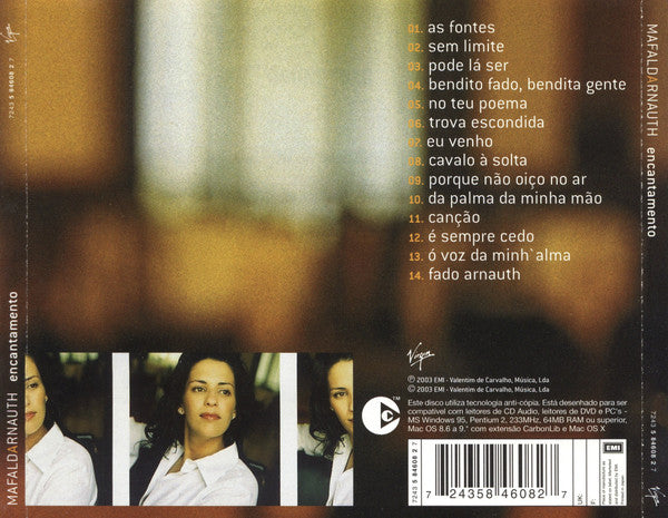 Mafalda Arnauth : Encantamento (CD, Album, Copy Prot.)