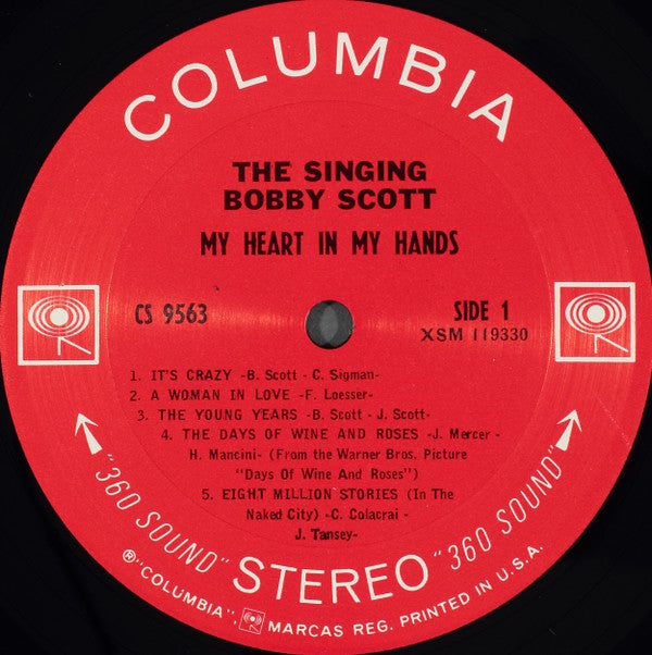 Bobby Scott : My Heart In My Hands (LP, Album)