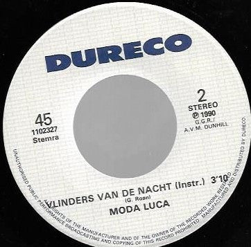 Moda Luca : Vlinders Van De Nacht (7", Single)