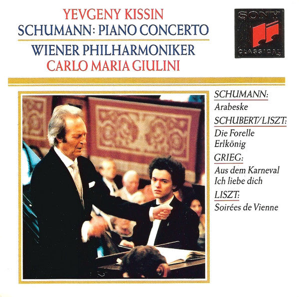 Robert Schumann, Yevgeny Kissin, Wiener Philharmoniker, Carlo Maria Giulini : Piano Concerto (CD)