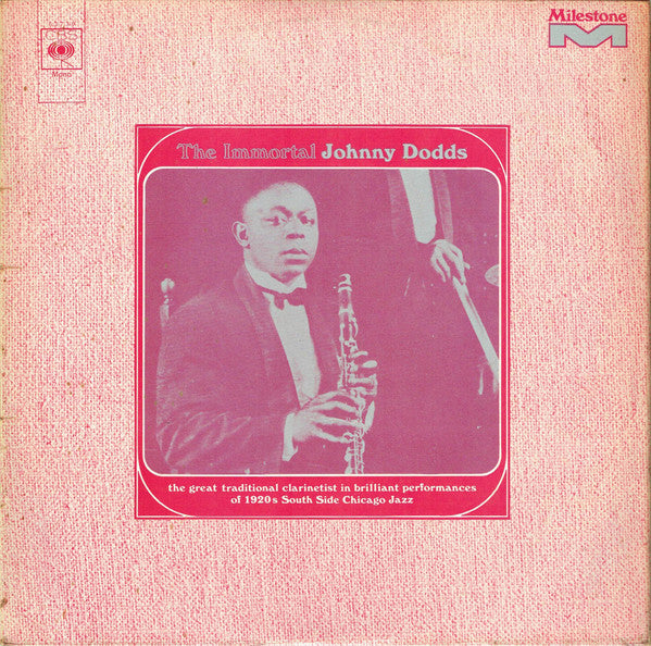 Johnny Dodds : The Immortal Johnny Dodds (LP, Album, Comp, Mono, RE, RM)