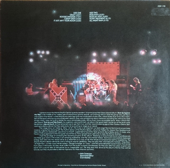 Atlanta Rhythm Section : Dog Days (LP, Album)