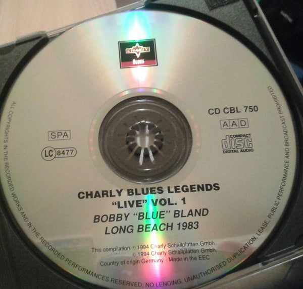 Bobby Bland : Long Beach 1983 (CD, Album)